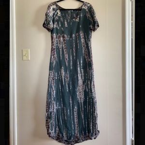 Earthbound Trading Co Tie Dye Maxi Dress